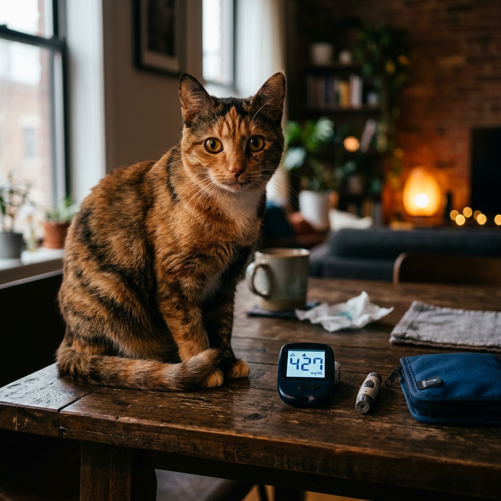 Cat Glucose Level Over 500 mg/dL: Emergency Steps & Stabilization