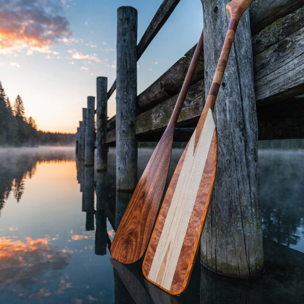 Best Wood Kayak Paddles: Bending Branches vs Shaw & Tenney